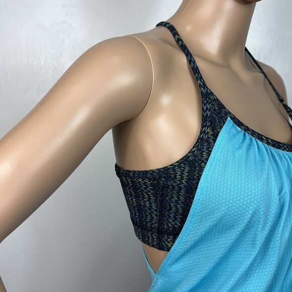 Lululemon Athletica No Limits Tank Top Built In Bra Blue Moon Size 2 - Picture 5 of 9
